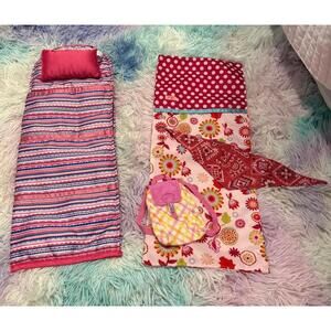 18 Inch Doll Sleeping Bags Lot